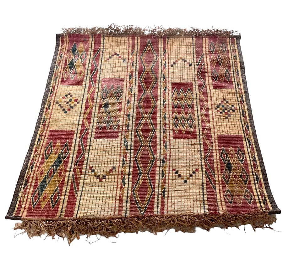 tapis natte fait main mauritanien