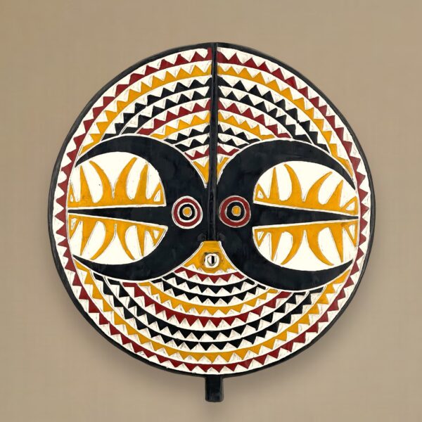 Masque traditionnel polychrome Bwa 60ø