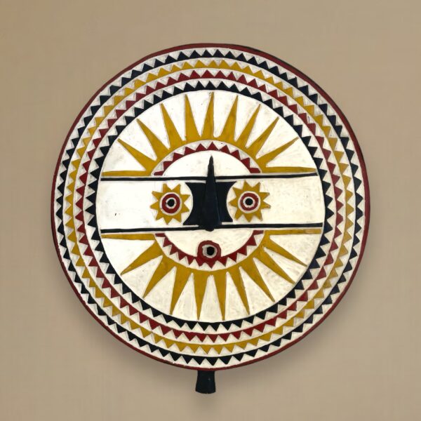 Masque traditionnel polychrome Bwa 65ø
